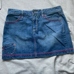 Old Navy mini denim skirt size 16